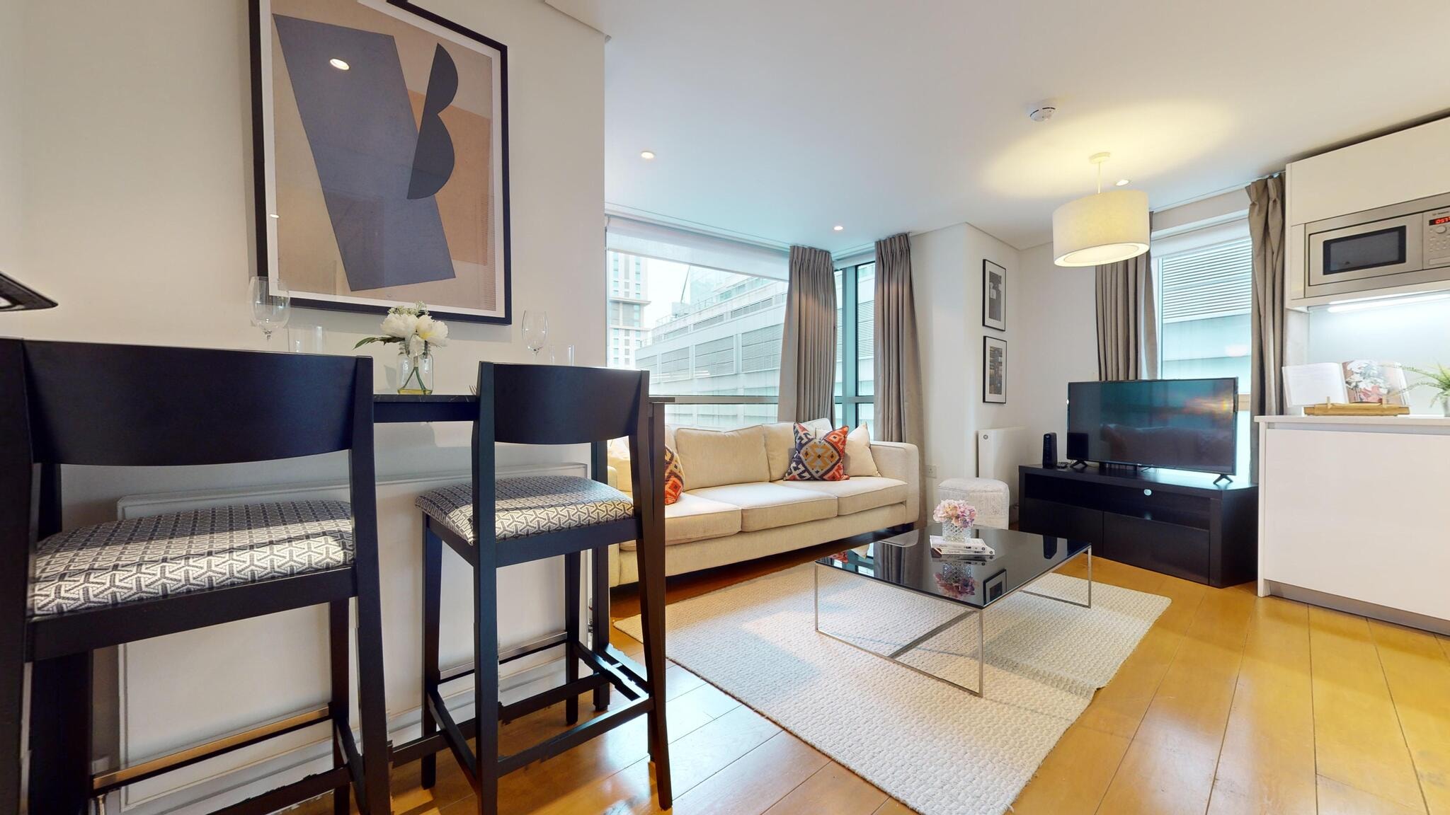 Stylish 3-Bedroom Apartment in Paddington Basin, W2 beautifully interior-designed and set within a sought-after modern development